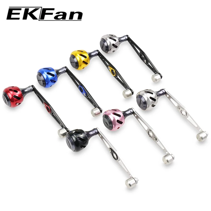 EKFan 110MM Aluminiumlegierung Baitcasting-Angelrollen-Griff für A/D/S 7*4/8*5mm Loch Links/Rechts Universalgriff DIY-Teil – Detail 4
