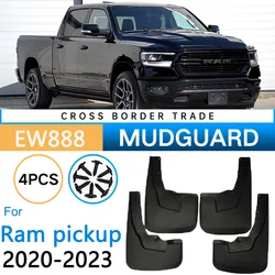 4x Car Mudguards For Dodge Ram Pickup 1500 2023 2022 2021 2020 Front Rear Wheels Mudflaps Splash Guards Wheel Mud Flaps Fender