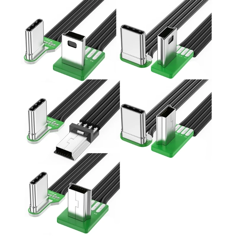 

Прямоугольный зарядный шнур типа C к USB для кабеля для передачи данных камеры