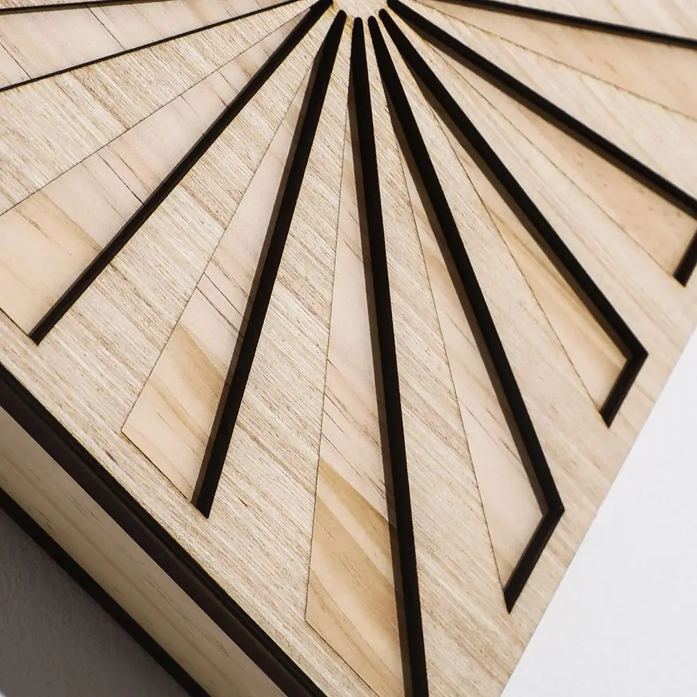 

Wooden Material Wood Wall Planter Geometric Design Triangle Shape Wooden Triangle Flower Pot Wall Decor Modern Farmhouse Style