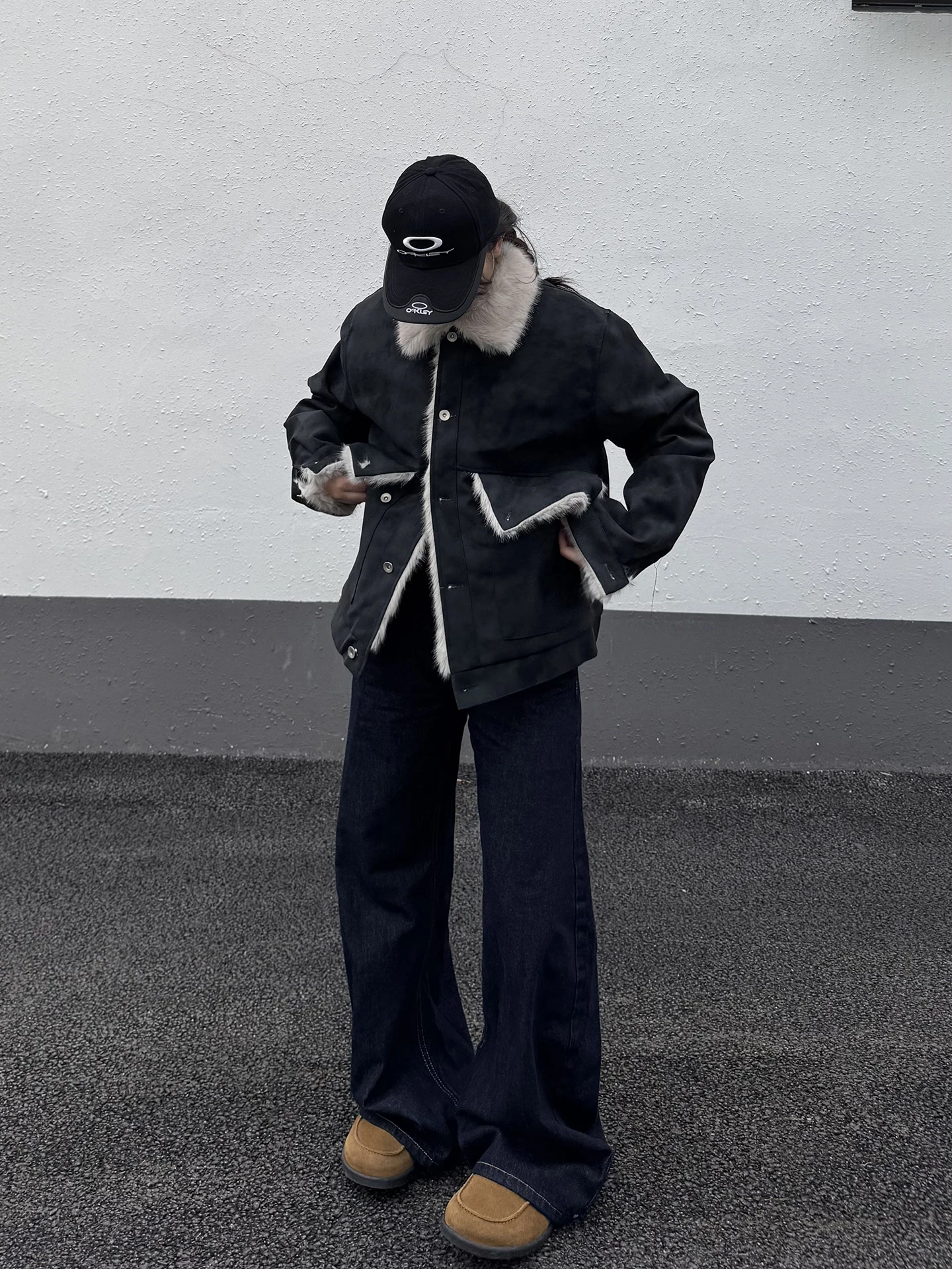 معطف Cemoliqiu الأمريكي القديم من جلد البولي يوريثان Jaet للرجال والنساء للشتاء الراقية معطف قطني رائع على شكل نسر جبلي