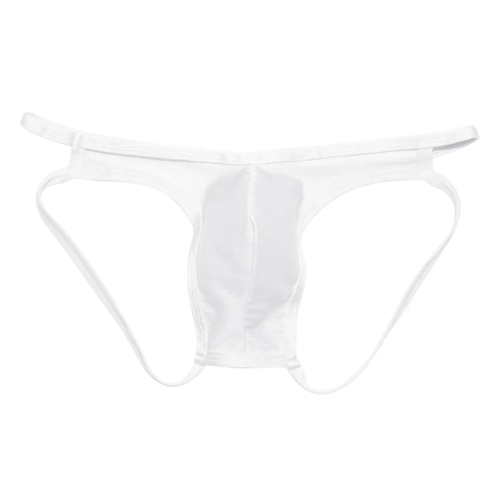Men's Shiny Low Waist T-Back Thong Sexy Cheeky G-String Briefs Gays Erotic Open Butt String Knickers Sissy Fashion Daily Panties