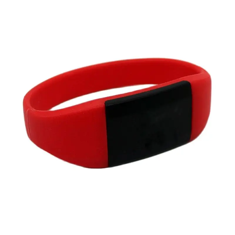 1Pcs 13.56MHz CUID UID IC Rewritable Wristband Silicone Bracelet RFID Duplicator Support Android App MCT fob Smart Card