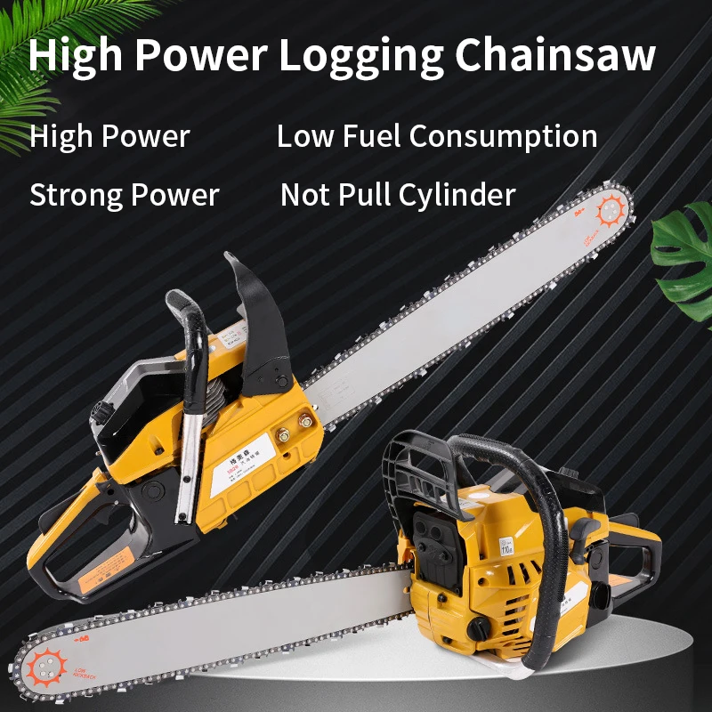 

High Power Chain Saw 3 9KW Cutting Machine For Forestry Gardening Tree Trimming Efficient Brushless Motor Professional Wood Saw