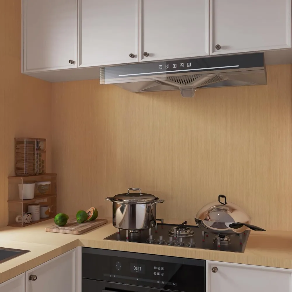 ورق جدران من الفينيل مصنوع من خشب البلوط السميك مقاوم للماء وقابل للإزالة وقابل للتقشير واللصق ورق اتصال بني فاتح 48x197 لديكور المنزل