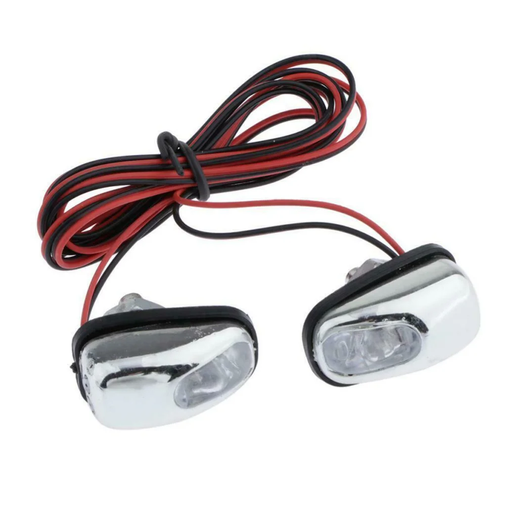 Wiper Washer Car Light Front Windscreen Waterproof Windshield Spray Nozzle 12 V DC Accessories Decoration Lamp