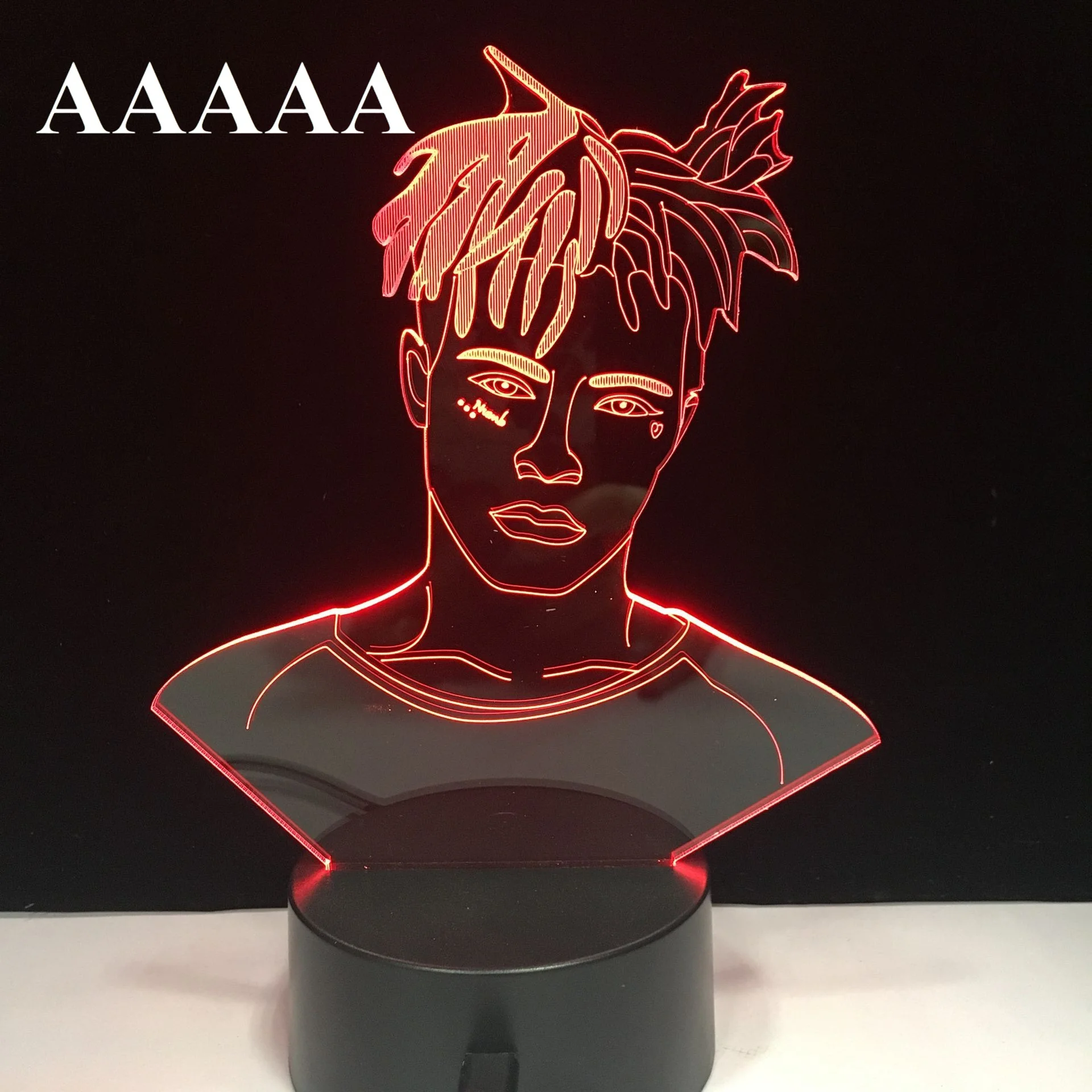 Famous Rapper 3D LED Lamp Illusion 16 Colors Changing Table Night Light Baby Bedside Decoration Lamp DropShipping