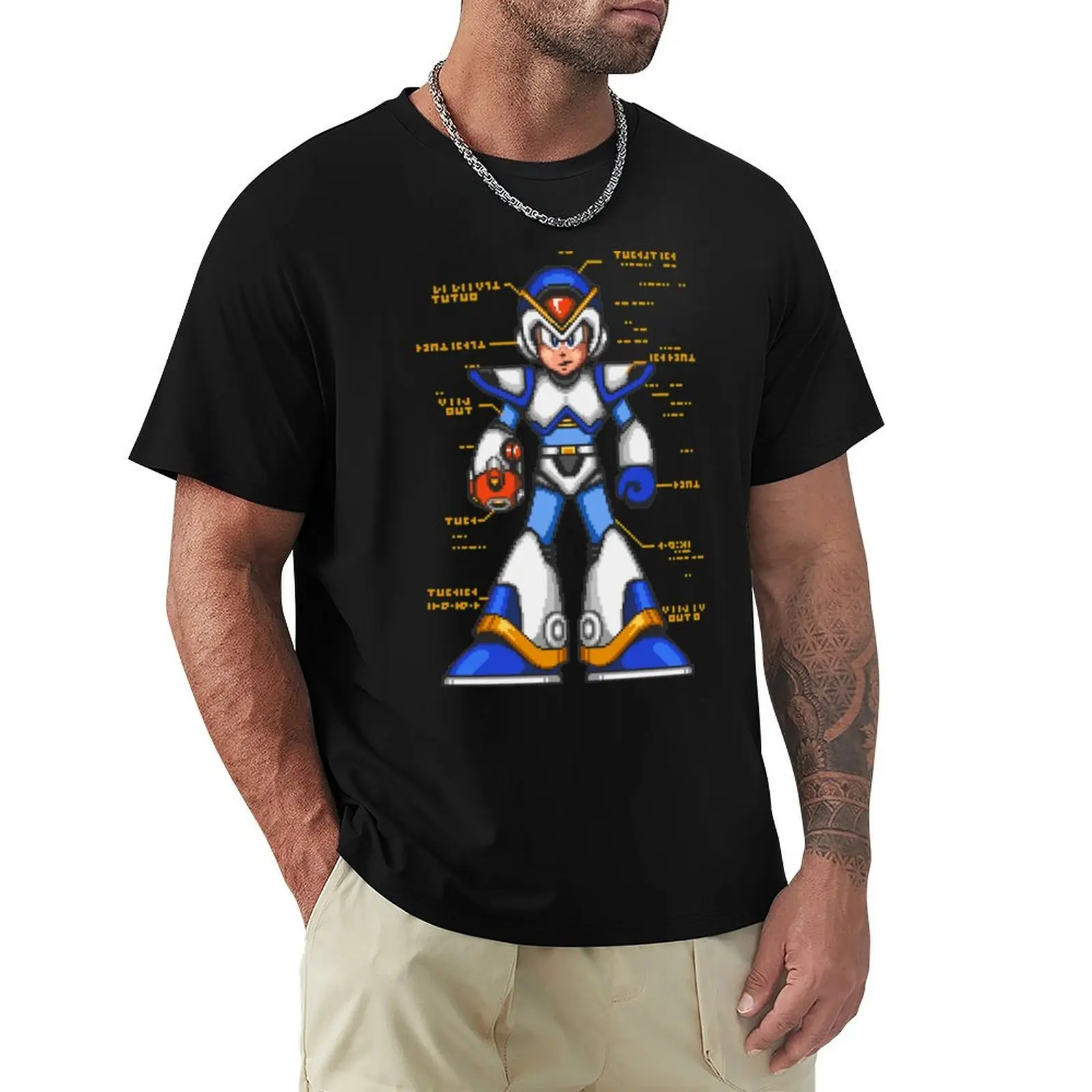 

Mega Man X Full Armor Shirt T-Shirt tops animal prinfor boys sweat graphic tee shirt men