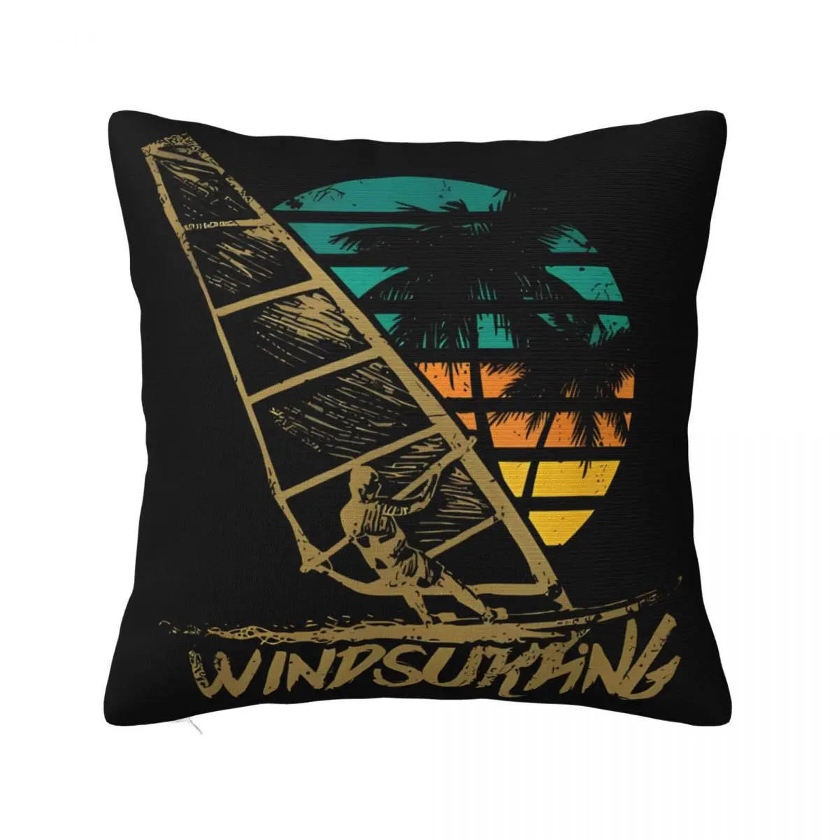 Best One Sunset Windsurfer Retro Cushions Pillows For Sofa Anime Body Pillow Case Pillow Case Pillow Cover