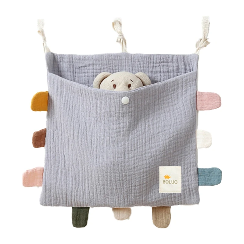 Baby Bed Side Organiser Cotton Bed Storage Bagessentials Storage Bag Baby Hanging Bag For Baby Nappy Toy Clothes