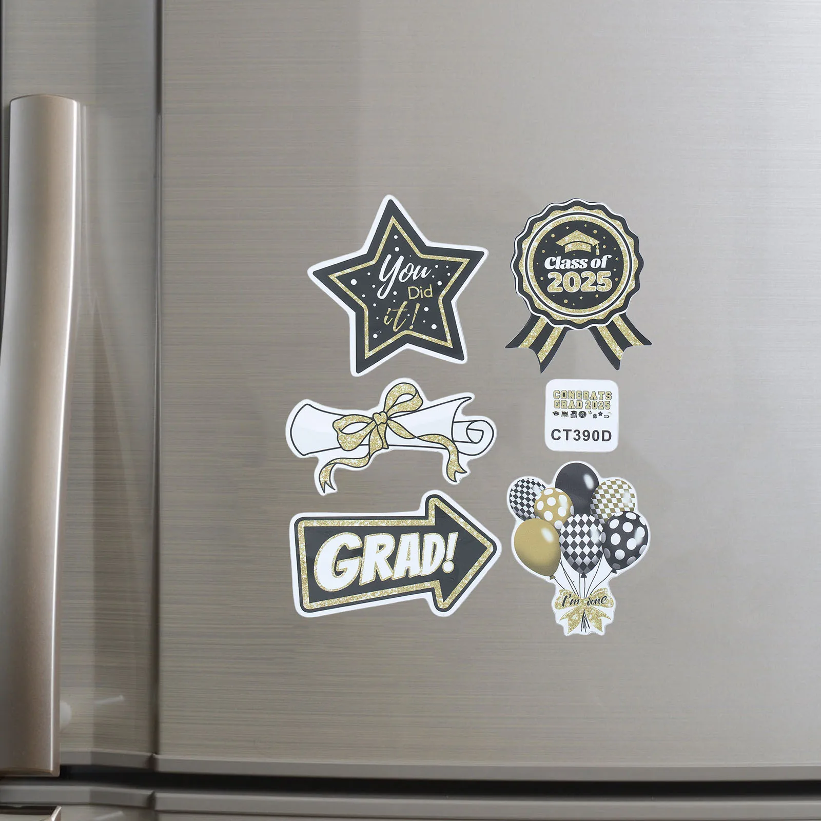 

Graduation Car Stickers Magnets Fridge Decoration for Keepsakes Magnetic Pvc Supplies Travel Congrats