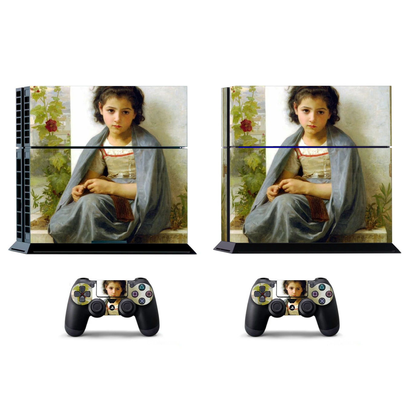 ملصق جلد فينيل لسوني PS4 ، بلاي ستيشن 4 ، جلود تحكم ، لوحات ، 2