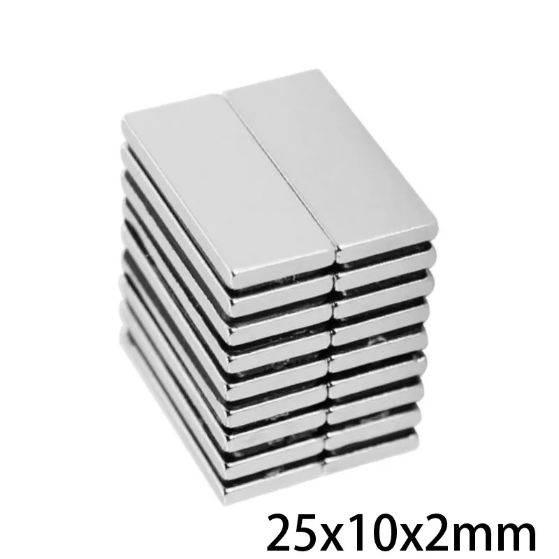 25x10x2 Block Magnets 25mmX10mmx2mm Strong Rectangular Magnets 25x10x2mm For Home Refrigerators, Offices DIY 25*10*2