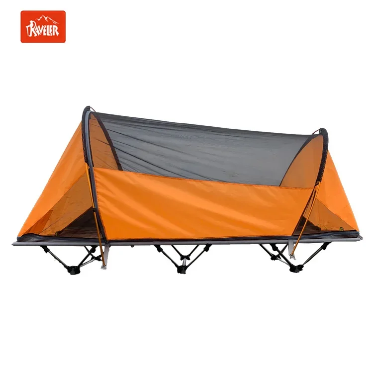 Easy To Collect Folding Cot Outdoor Waterproof Privacy Bed Tent Camping Cot