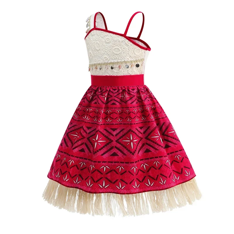 

☎UWAWA Moana 2 Vaiana Costume Children Halloween Clothes Boys Maui Outfits Girls Cartoon Role Playing Outfits Birthday Party Se☎