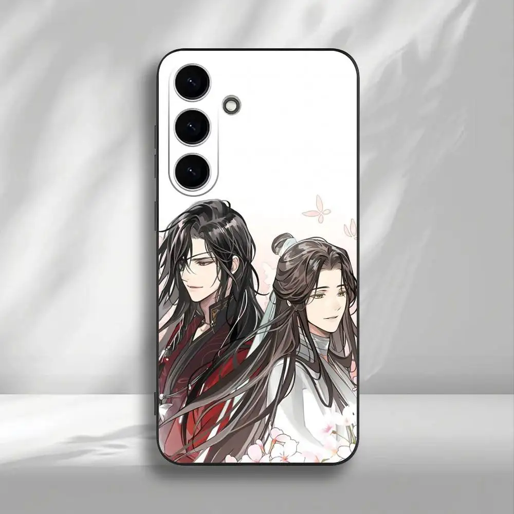 حافظة لهاتف سامسونج جالاكسي A73، A72، A71، A70، A53، A52، A51، غلاف أسود ناعم