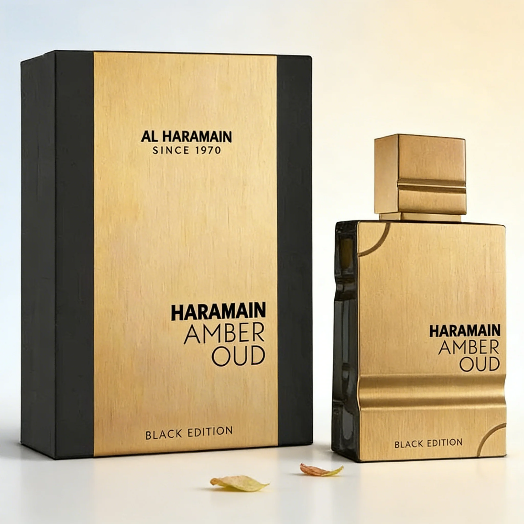 

Al Haramain Amber Oud Black Edition EDP 2oz, Unisex Fragrance, Warm Amber, Luxe Oud & Oriental Aroma