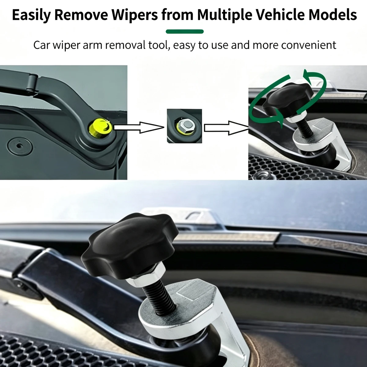 Wiper Removal Tool Puller Windshield Extractor Car Maintenance Blade Remover Tools Workshop Arm Automotive Mechanic Repair Parts