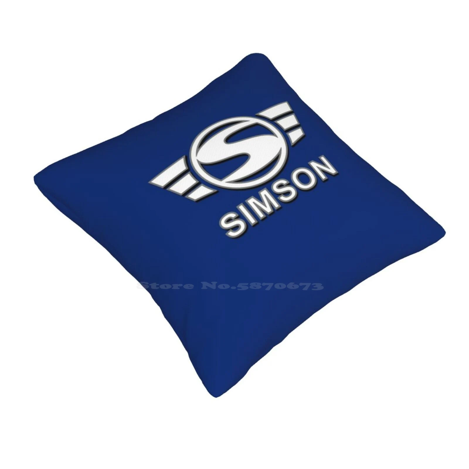 Simson Logo 3D Spezial ( White ) Pillowslip Pillowcase Simson Swallow Kr50 Kr51 P50 P51 P52 Enduro Frizzy Duo Sr50 Simson Star