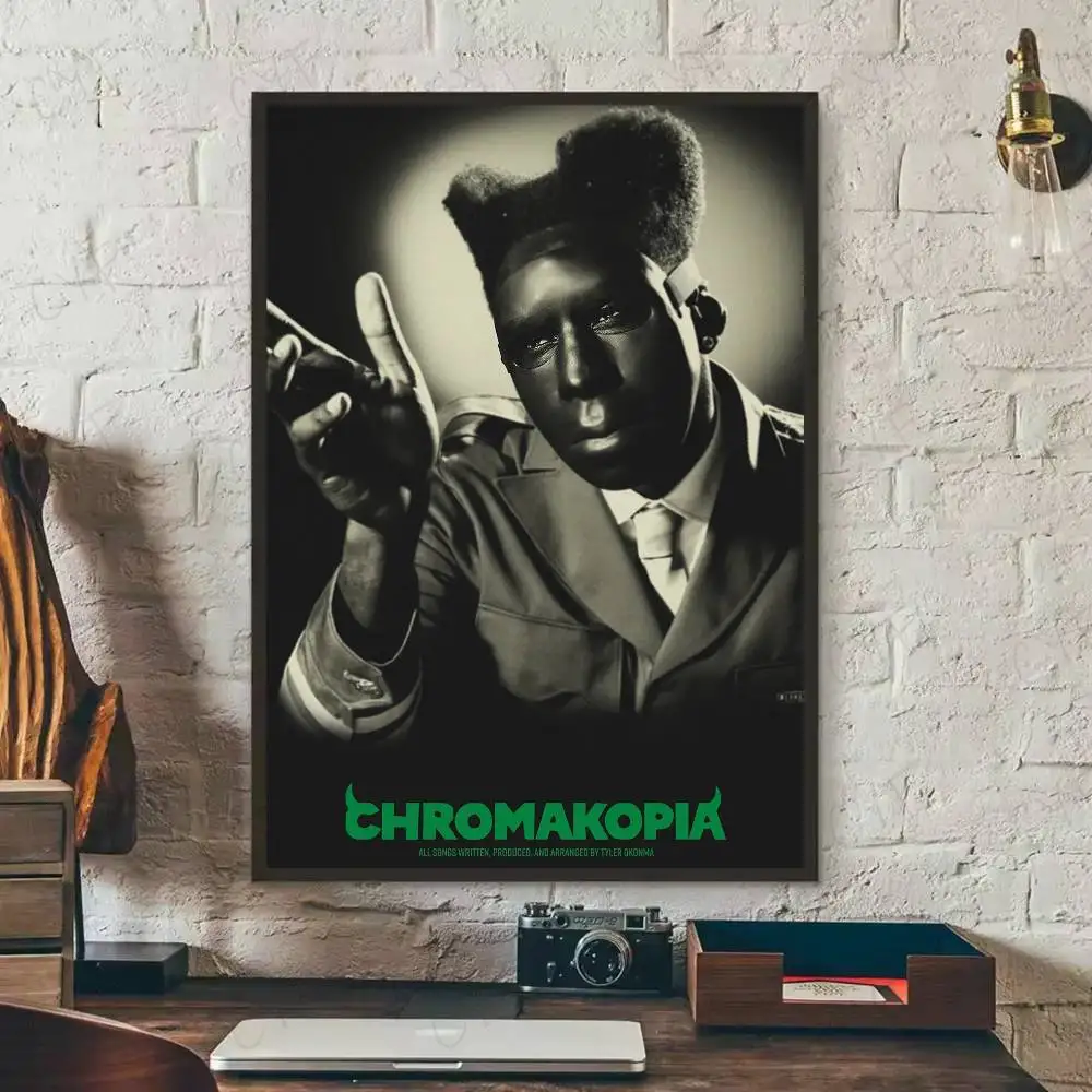 Singer T-Tyler The Creator Noid Poster  Prints Self Adhesive Home Decor Decoration Wall Decals Living Room Sticker