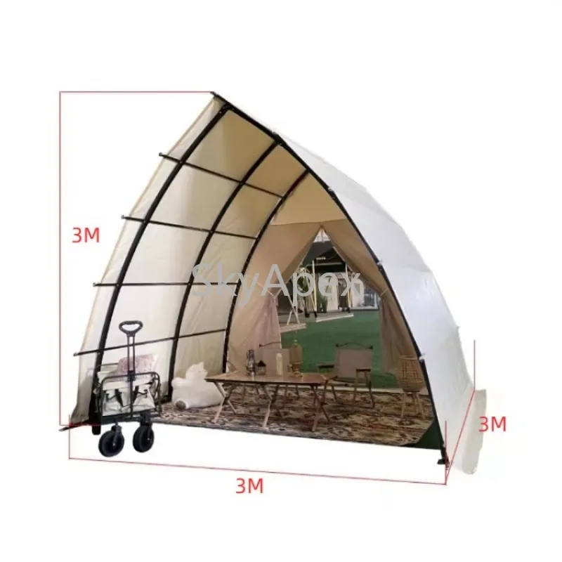 Innovative Waterproof Boat Silhouette Cabin Tent for Memorable Camping  Adventures UV Protection  Windproof  Heavy Duty Portable