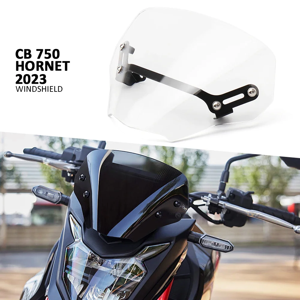 

For HONDA CB 750 Hornet CB750 HORNET 2023 2024 Motorcycle Accessories Windshield Windscreen Deflector Acrylic Kit