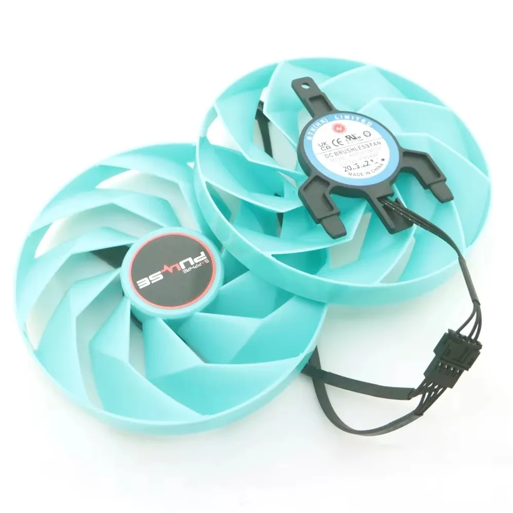 Вентилятор VGA для видеокарты Sapphire RX7600XT 7700XT 7800XT, 2 шт./партия