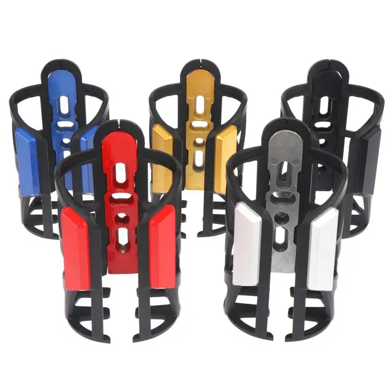 Universal Motorcycle Water Bottle Holder Durable Construction: Adjustable Mount Rides Road Trips Travel