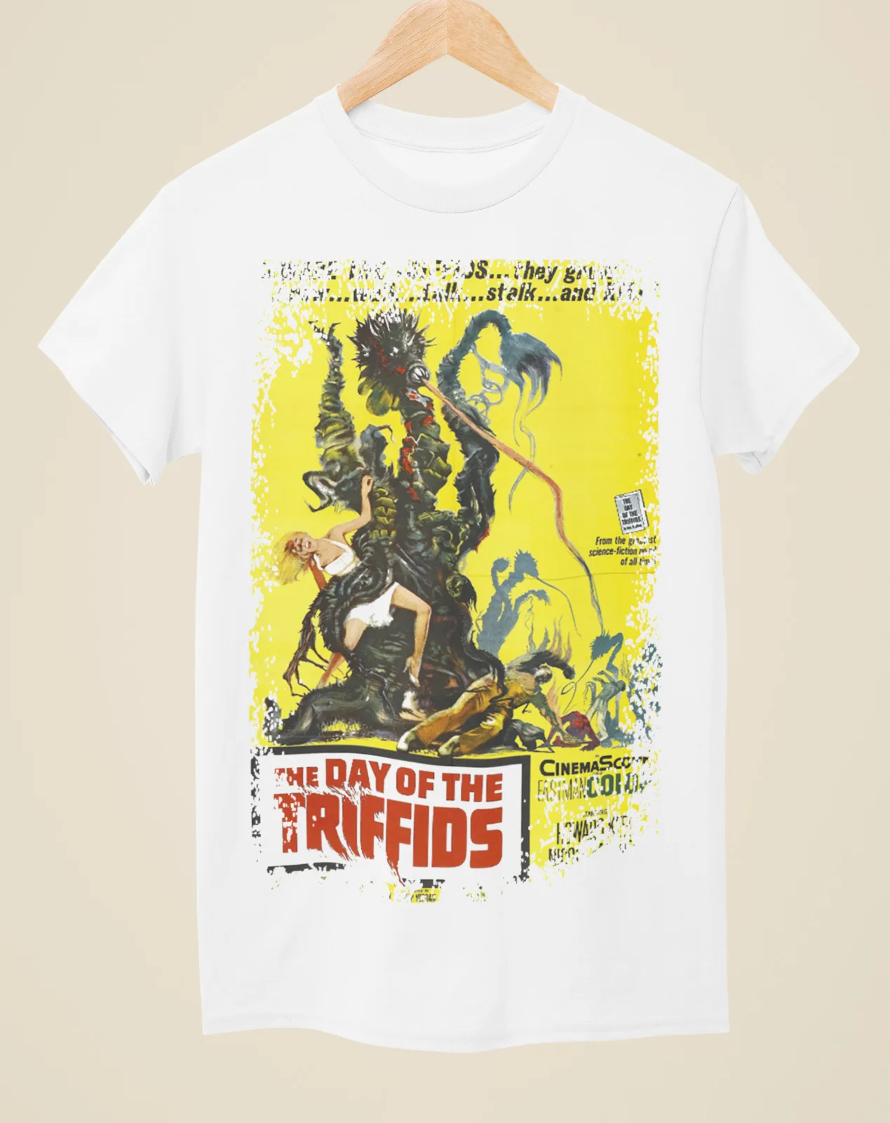 

The Day of the Triffids (1963) - Movie Poster Inspired Unisex White T-Shirt