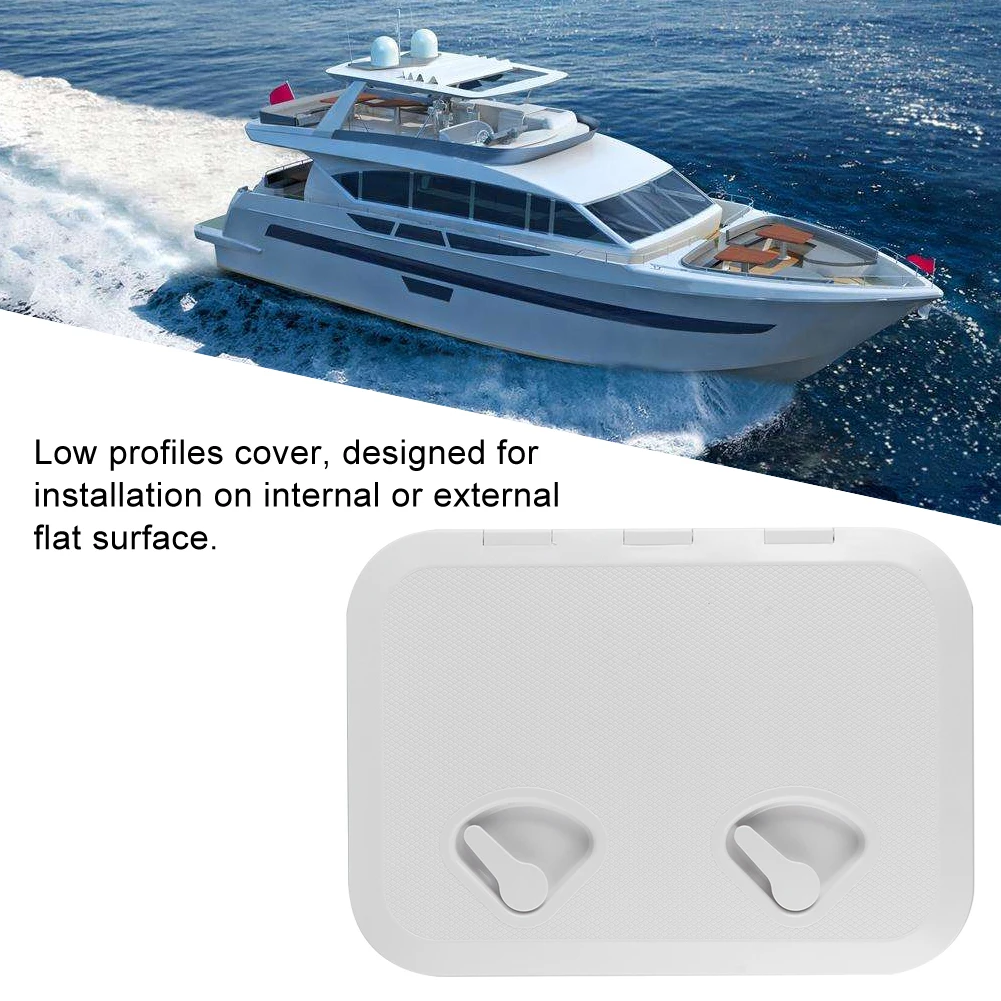 이중 손잡이 사각 데크 접근 검사 커버 자외선 차단 RE-315-440 해양 보트 요트 액세서리