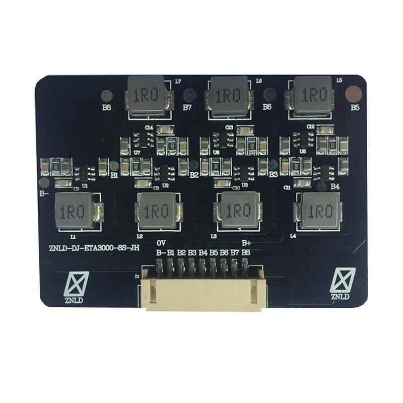 2-8S Li-ion Active Balancer Board, 1.2A High Current Inductive Energy Transfer Equalizer Module