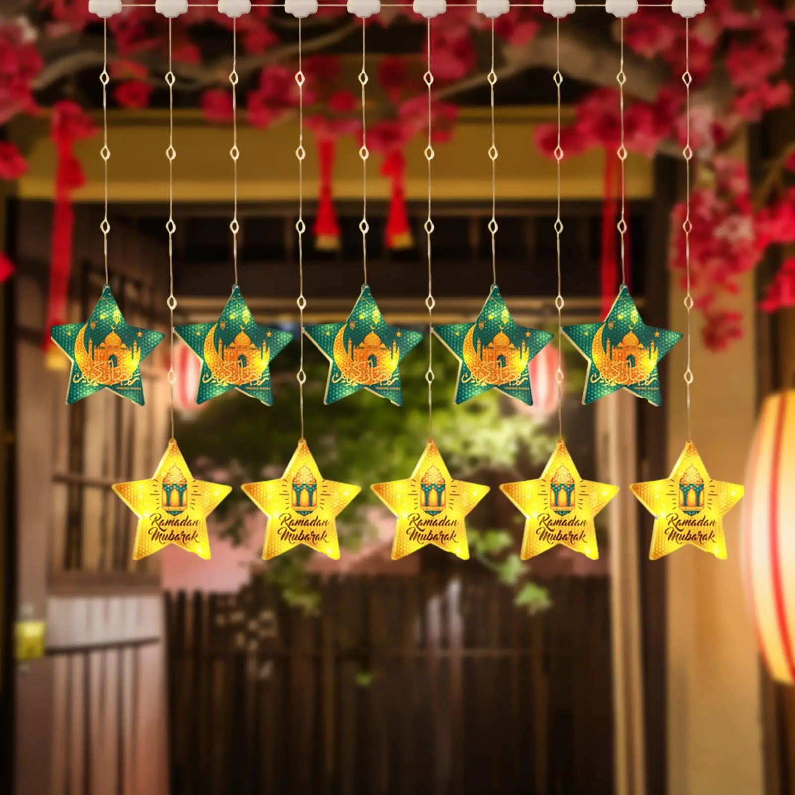 

Star Curtain Lights Curtain String Lights for Backyard Window Indoor Outdoor