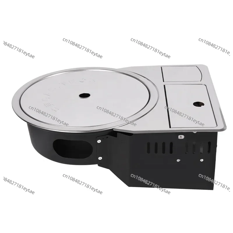 Korean Commercial Desktop Embedded Bbq Gas Grill Smokeless Indoor Outdoor Stainless Steel Barbecue Gas Grill For Restaurant