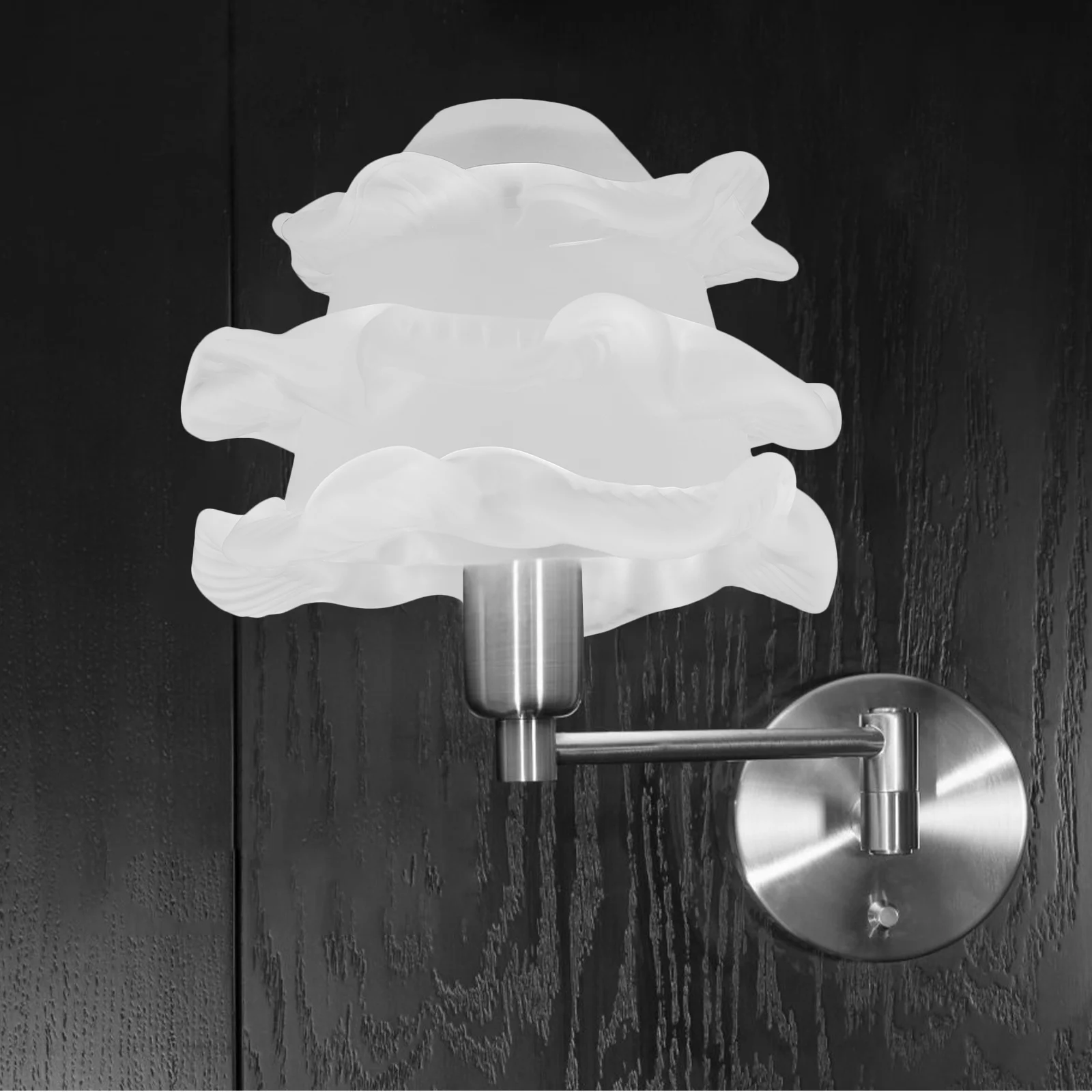 Glass Wall Lamp Shade Petal Layered Replacement Lamp Cover Small Decorative Lampshade for Indoor Lighting Small Lampshade