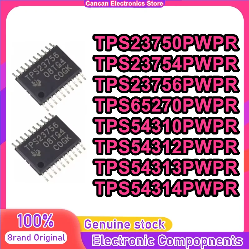 10PCS TPS23750PWPR TPS23754PWPR TPS23756PWPR TPS65270PWPR TPS54310PWPR TPS54312PWPR TPS54313PWPR TPS54314PWPR HTSSOP-20 New