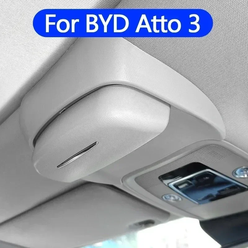 BYD ATTO3 YUAN ARTı Araba Özel gözlük saklama kutusu Gözlük kutusu Gözlük yerleştirme Güneş Gözlüğü tutucu Oto aksesuarları
