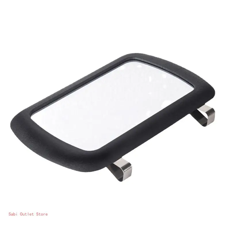 Car Visor Vanity Makeup Mirror Sun-Shading Travel Cosmetic Mirrors Clip on Visor