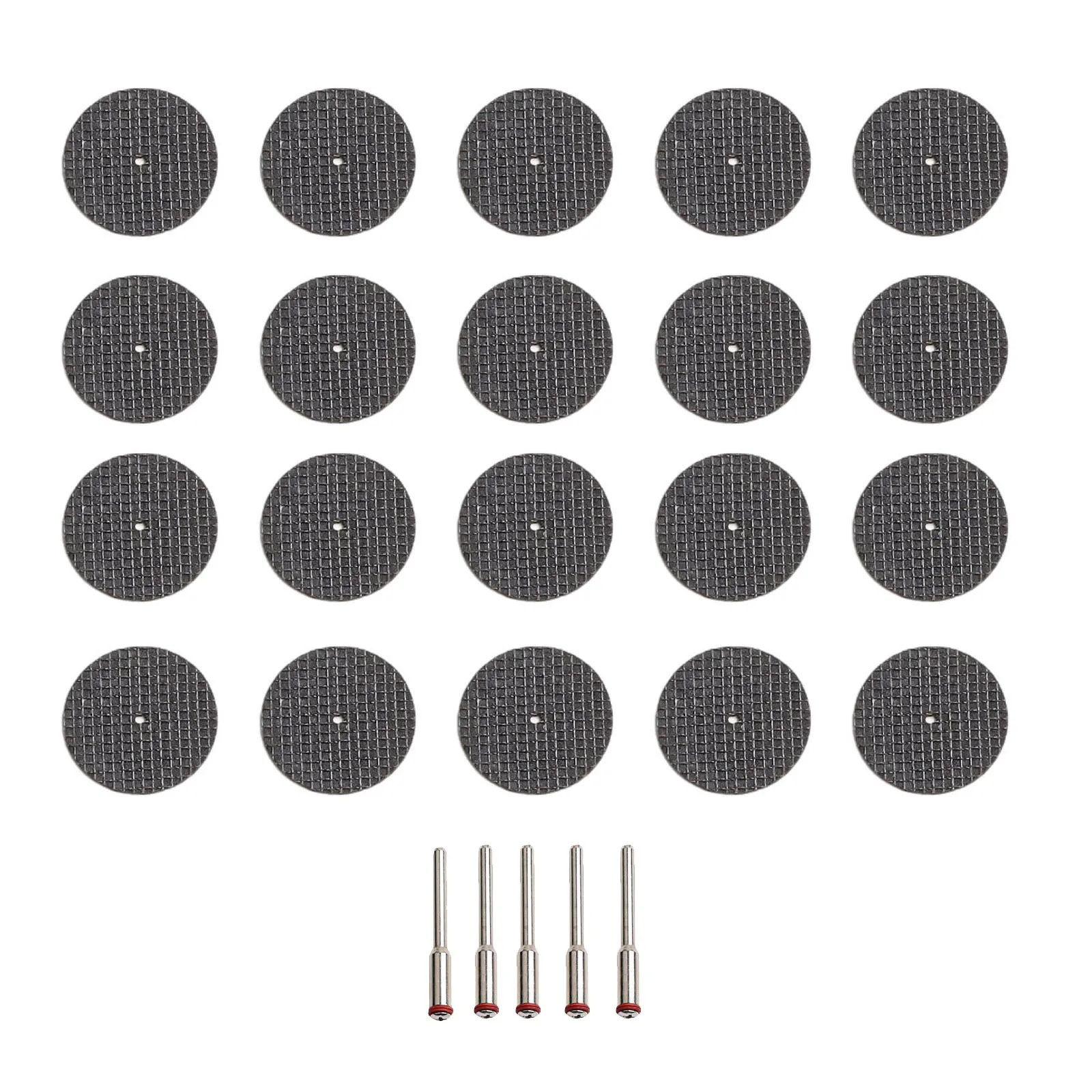Disco de corte de muela de 20 piezas, 32mm, resina Circular, eje de 3mm para amoladora angular, accesorios, herramienta rotativa de corte de Metal
