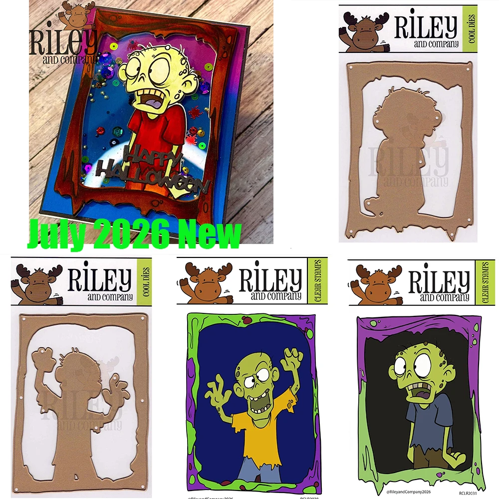 Zombie Snacks - 2026 Neue Zombie-Stempel aus Metall, Schneideformen