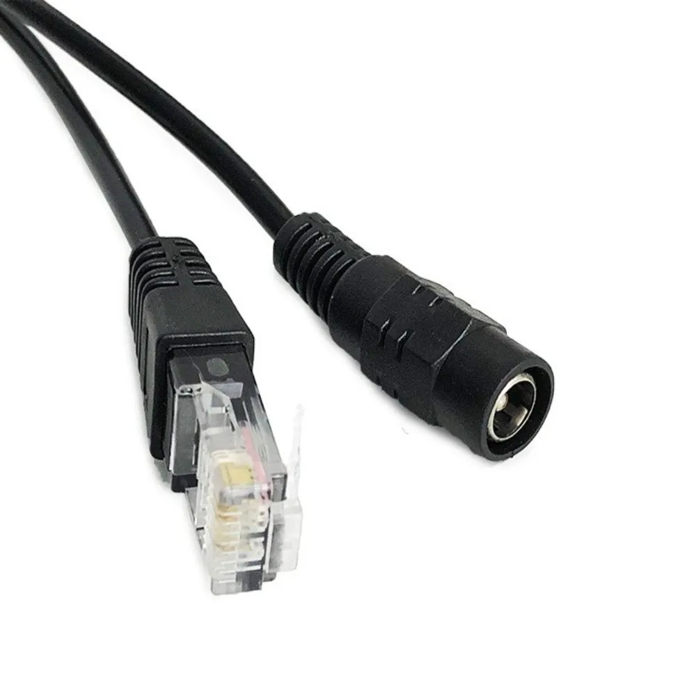 زوج سلك محول 12 فولت POE كابل مركزي أسود/أبيض محول POE مراقبة محول POE #3