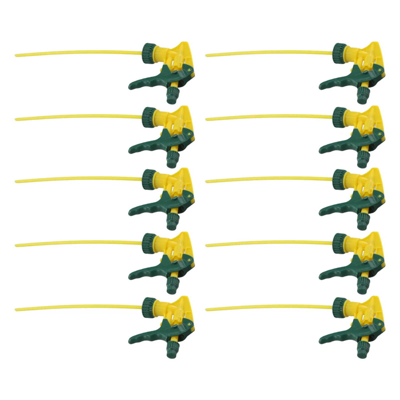 Wide Compatibility Trigger Sprayer Nozzles 10pcs Replacement Nozzles Dual Functionality for Spray Bottles Efficient Cleaning