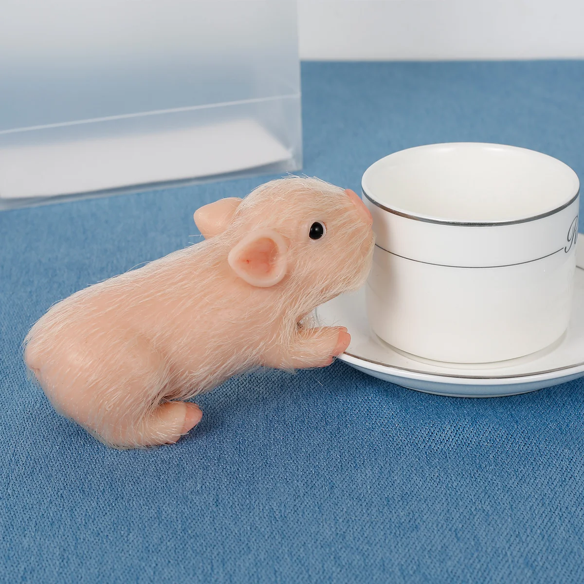6inch Silicone Piglet Soft Cute Mini Realistic Animals Pig Dolls Lifelike Reborn Newborn Pig Doll Decompression Toy Kid Gift