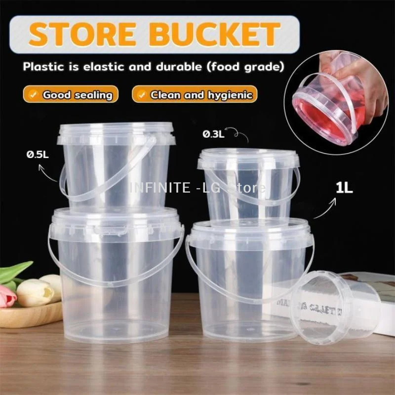 10 قطع من الدلاء البلاستيكية س - مراجعة Food Storage Containers وسعره