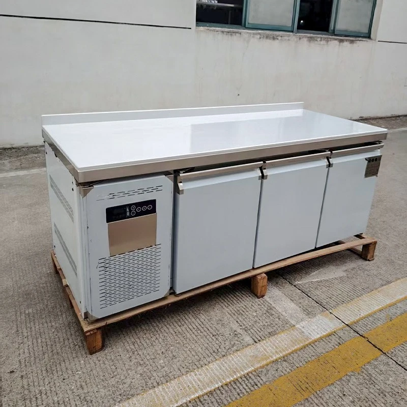 Air-cooled refrigerated workbench, refrigerated cabinet fresh-keeping console