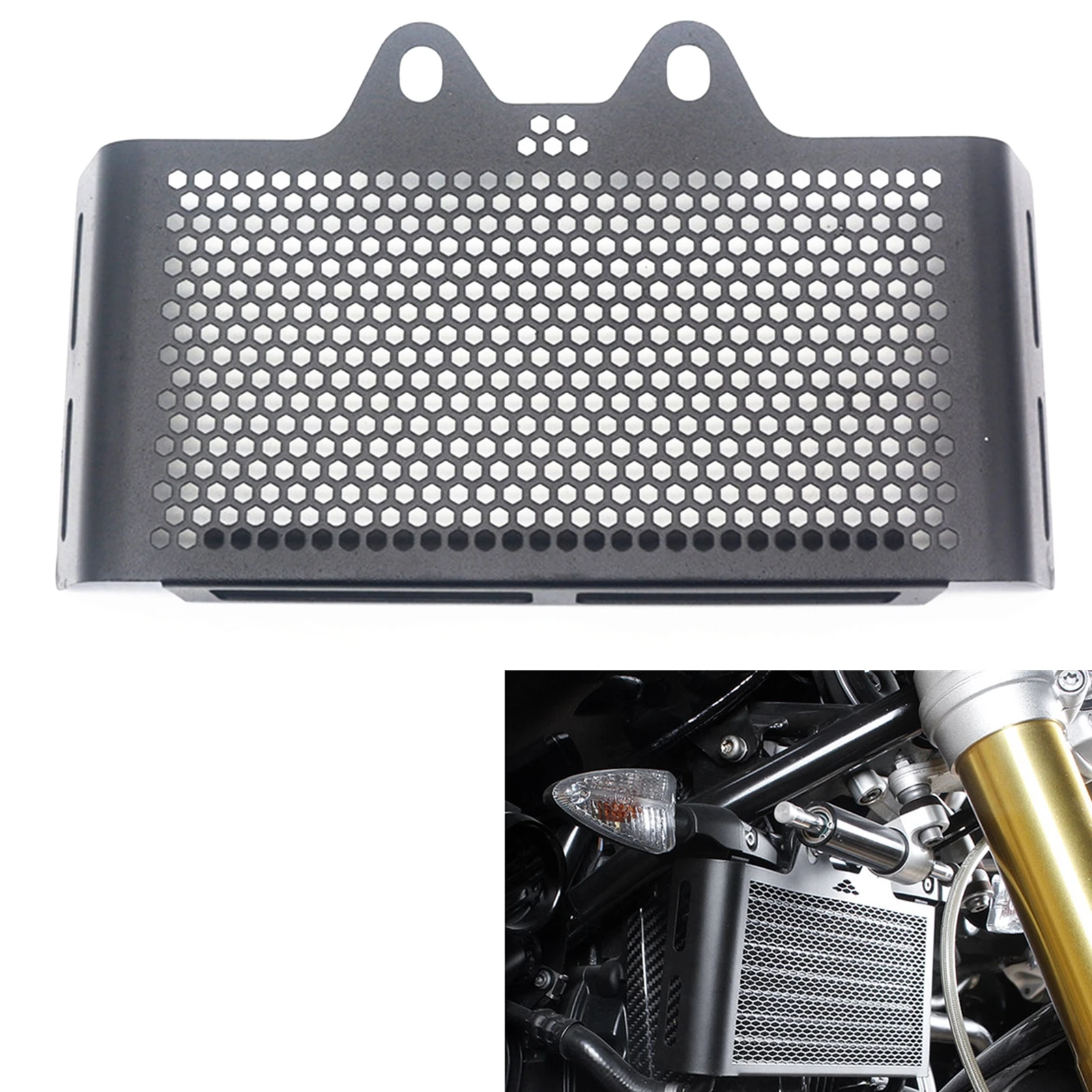 

For BMW R Nine T R9T 2013 2014 2015 2016 2017 2018 2019 2020 Motor Black Radiator Grille Guard Cover Protector