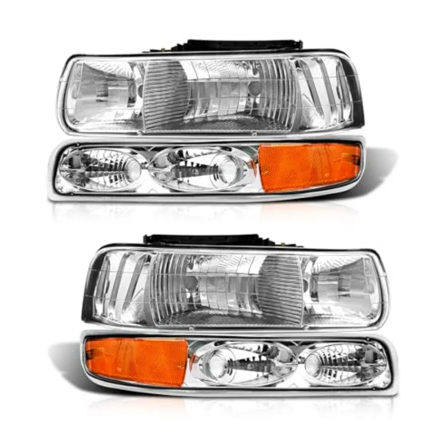 

Фара в сборе для Chevrolet Tahoe/Suburban 2000-2006 годов, подходит для Silverado 1500 2500/1500HD 2500HD 3500 1999-2002 годов выпуска