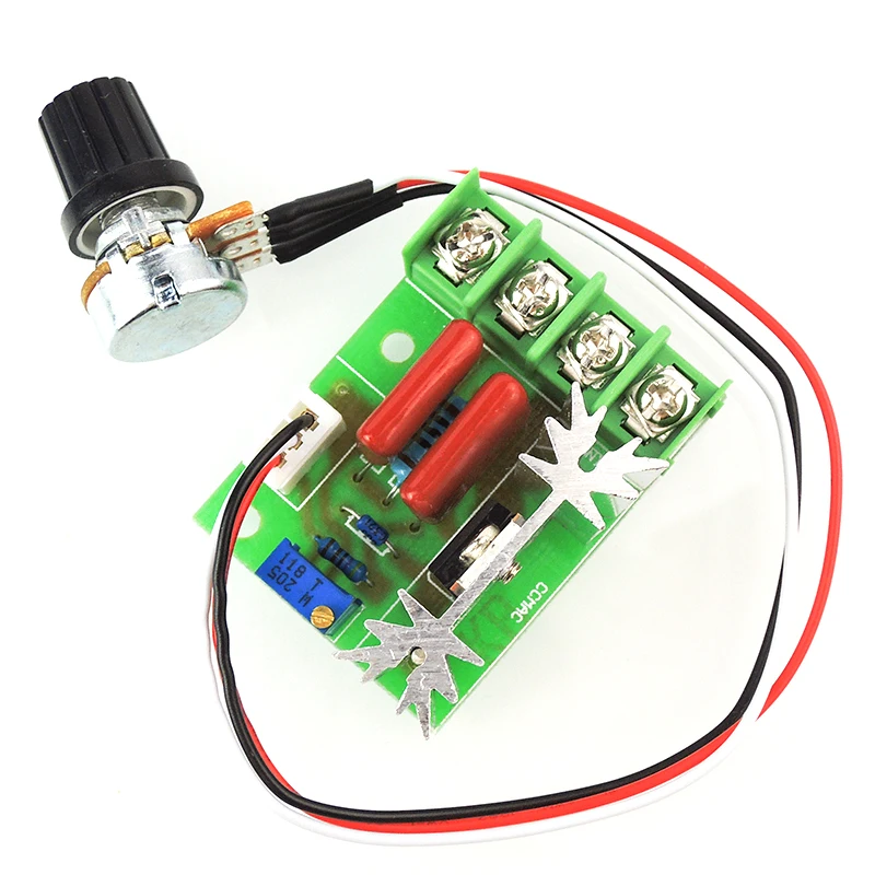 AC 220V SCR 2000W High Power Motor Voltage Regulator LED Dimming Dimmers Speed Controller Governor Module W/ Potentiometer