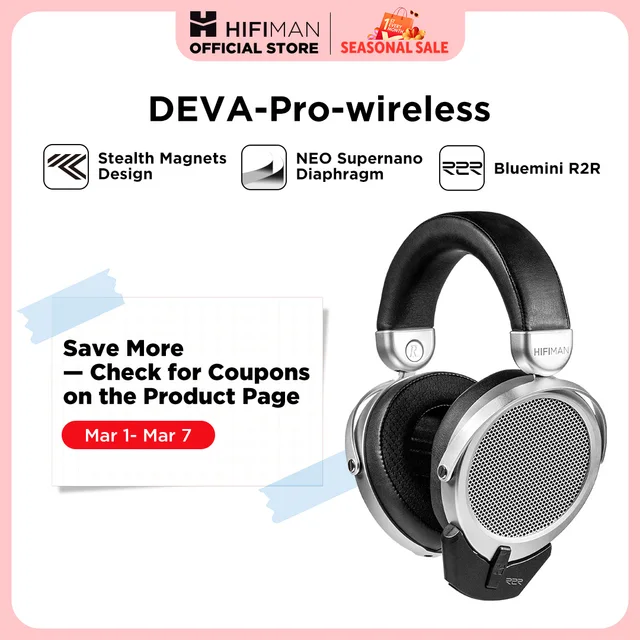 HIFIMAN Deva-Pro Over-Ear Full-Size Open-Back
