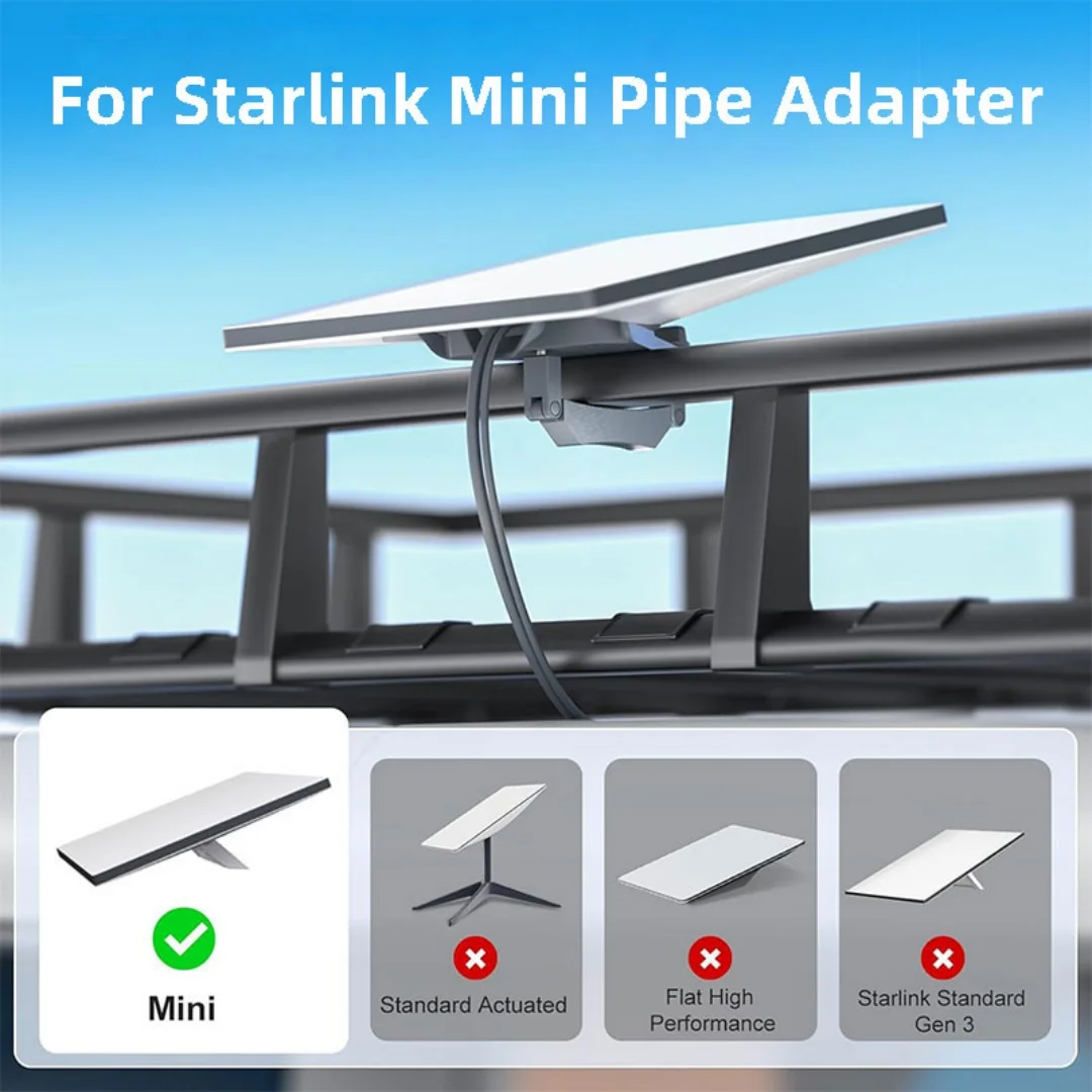 starlink-mini用高品質ルーフマウントアルミ製starlink-miniカーマウント（starlink-mini-saucer-rvヨットおよびルーフマウント用）1個