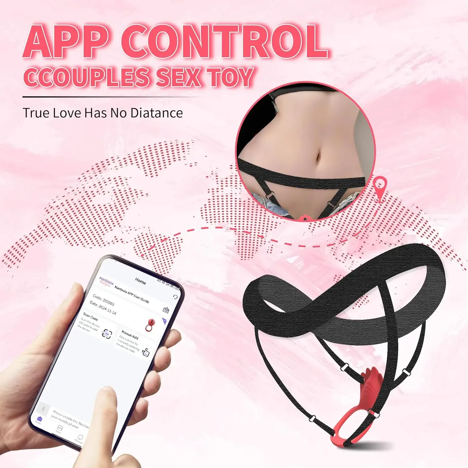 يمكن ارتداؤها اللباس الداخلي هزاز أنثى 9 الاهتزاز مع APP التحكم تهتز القضيب الدائري البظر محفز الكبار ألعاب مثيرة للزوجين